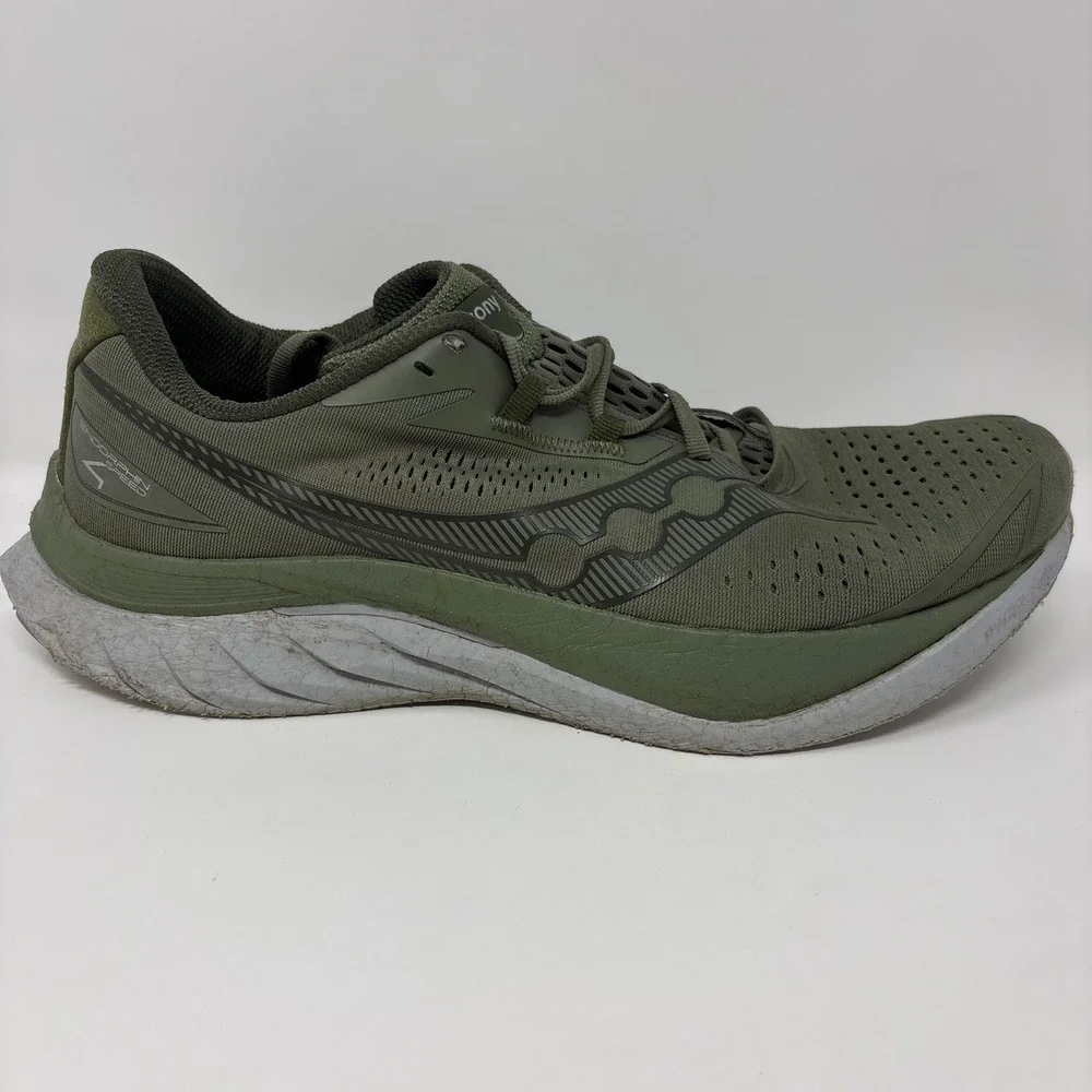Saucony Endorphin Speed 4 Mens Size 13 Olive Green Running Shoes (S20940-36)